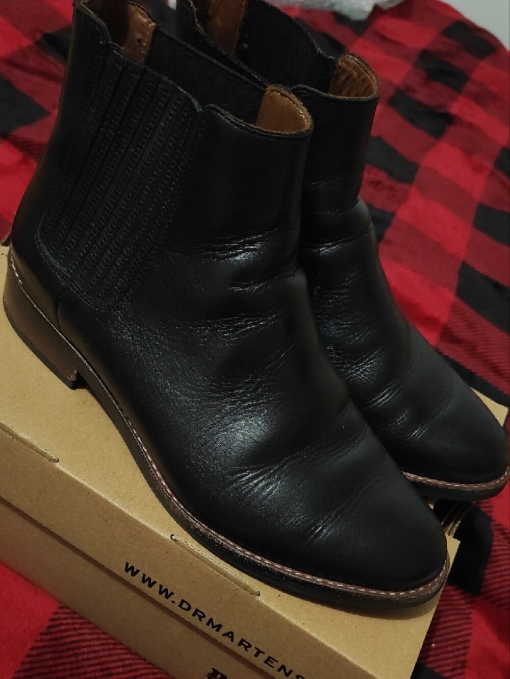 Thursday Boot Company Black Leather Chelsea Ankle Boots - Picture 4 of 8